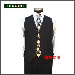 龍赫职业男士西服马甲英伦背心坎肩商务正装马夹春秋外套断码包邮