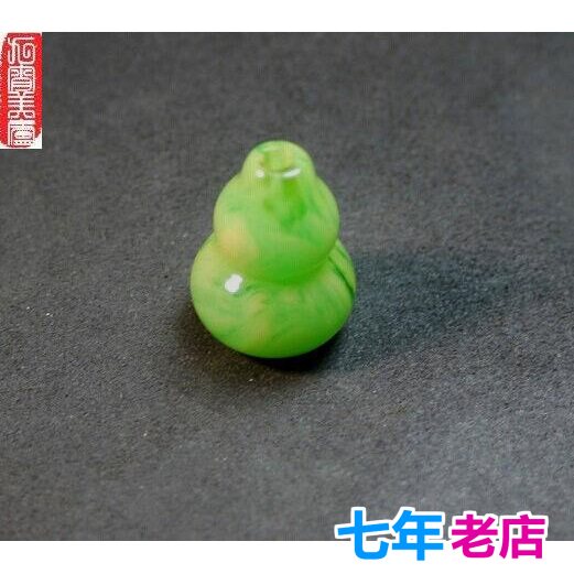 diy古董老蜜蜡苹果绿散珠特价