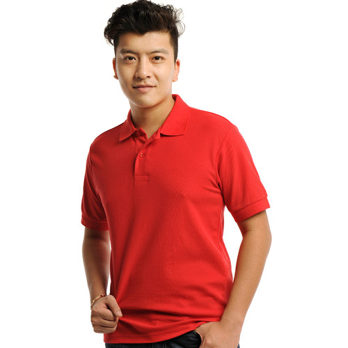 polo纯色半袖翻领文化衫工作服