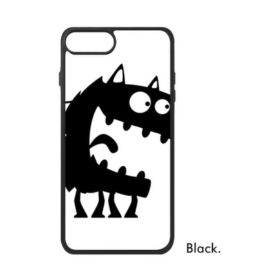 适用于iPhone宇宙外星怪物剪影Xr手机壳max保护套678pro硅胶112