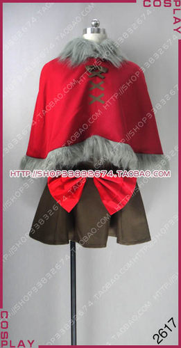 2617 cosplay服装 超自然9人组（Occultic;Nine）红之亚里亚 新品