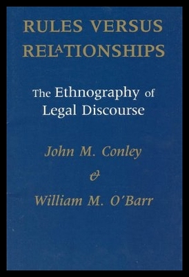 【预售】Rules Versus Relationships: The Ethnography of