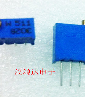3296W-1-511LF  Bourns品牌 微调电阻 - 通孔 3/8