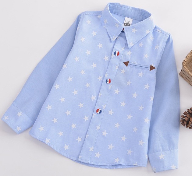 Chemise enfant à manche longue - Ref 2083862 Image 1