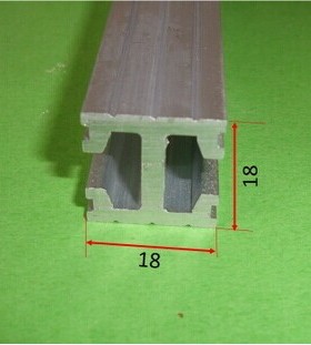 MF018001 天行铝条 机械手型材|天行机械手铝条|治具铝条18×18