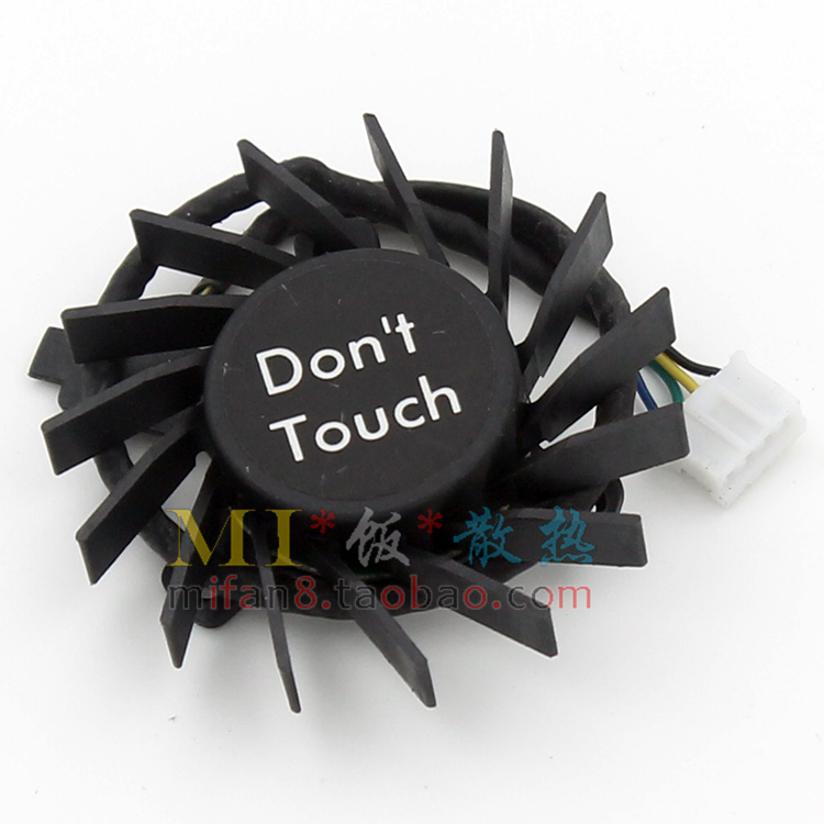 Firstdo FD6010U12D DC 12V 0.3A 4线 直径4.4 孔距2.6 显卡风扇