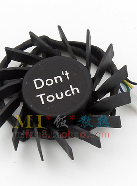 Firstdo FD6010U12D DC 12V 0.3A 4线 直径4.4 孔距2.6 显卡风扇