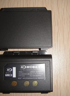 适用mcb-6000s mcb6000 mcb6200C 韩国M3 MOBILE COMPI 锂电池