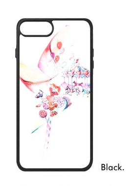 适用于iPhone马风车棒棒糖水彩画Xr手机壳max保护套678pro硅胶112