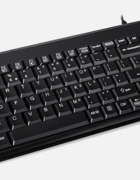 包邮佩锐perixx锐键515H有线触摸屏键鼠一体机工业机柜USB口键盘