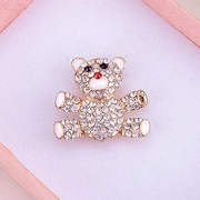 Suffix boutique rhinestone Butterfly jewelry Korean knot female bear brooch brooch pin fashion jewelry