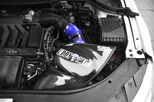 适配大众R36 CC 3.6 EDDY涡流三代碳纤进气风箱冬菇头套装改装