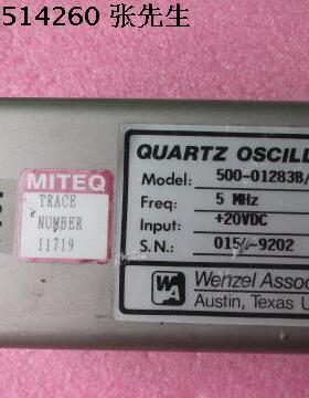 Wenzel Associates 500-01283B/115249 射频 5MHz OCXO 恒温晶振