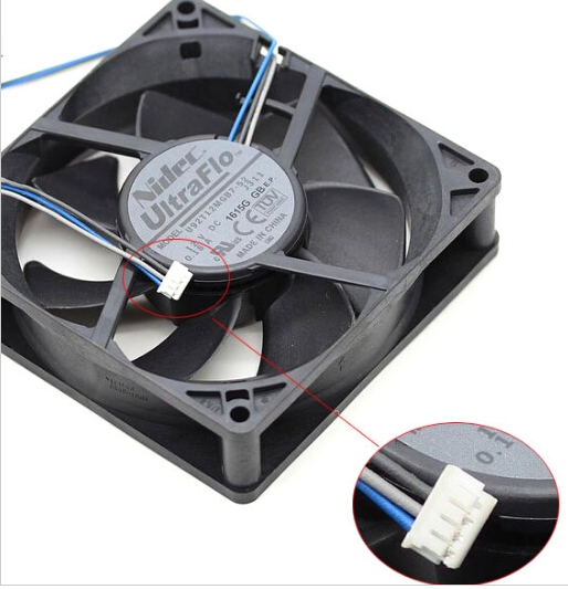 原装 NIDEC UltraFlo 9cm 投影机风扇 U92T12MGB7-52 12V 0.18A