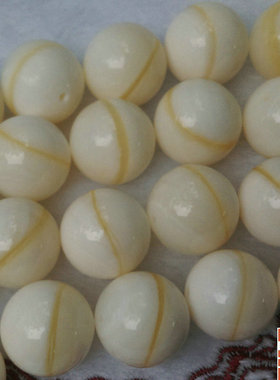 纯天然金丝玉化贝散珠佛珠散珠DIY手工饰品珠子黄珠子每颗价格