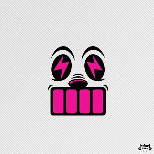 tlp镂空车贴 坏笑 遮瑕贴行李箱笔记本贴电脑机箱贴