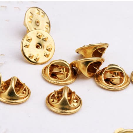 领针后面的扣子针扣领扣背扣蝴蝶扣胸章徽章备用扣饰品小胸针配件