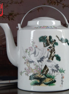 景德镇陶瓷器复古老式凉茶壶