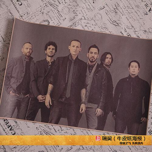 复古摇滚乐队海报林肯公园 linkin park numb海报 变形金刚主题曲