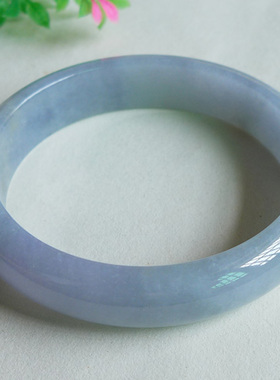 梦晶楼翡翠70502新品缅甸天然翡翠a货老坑揭阳男女带证手镯58圈口