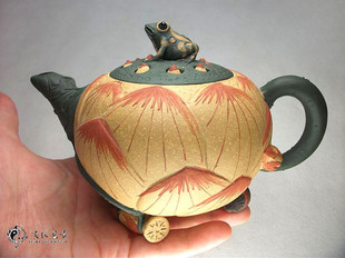 田鸡壶 作品 青蛙莲子壶 包邮 260CC紫砂壶 疯狂超低价 蒋蓉经典