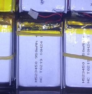 3.7V聚合物锂电池 523450 950mAh GPS导航 仪器 点读机 无绳电话