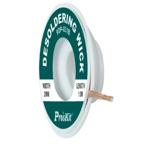 台湾宝工Pro'sKit 9DP-031B 吸锡网线(2.0mm*1.5米/13g)