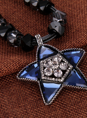 五角星韩国夸张装饰品挂件锁骨链