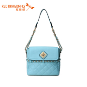 Red Dragonfly authentic new women's handbags shoulder diagonal package Bao Ling gesuokou women's bags women