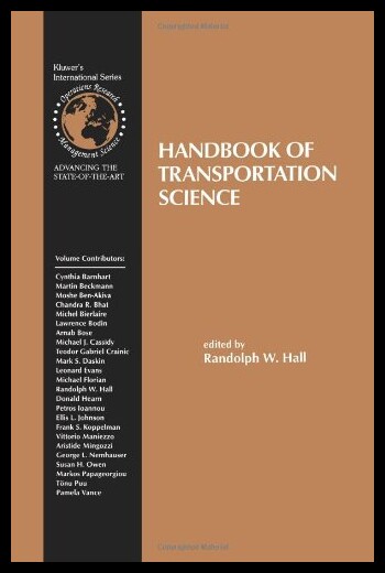 【预售】Handbook of Transportation Science