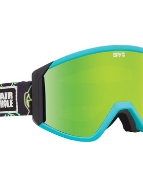 联名款SPY滑雪镜送Airhole护脸RAIDER柱面亚洲款单板双板雪镜