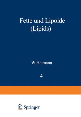 【预订】Fette Und Lipoide (Lipids)