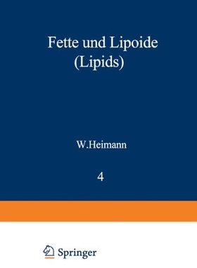 【预订】Fette Und Lipoide (Lipids)