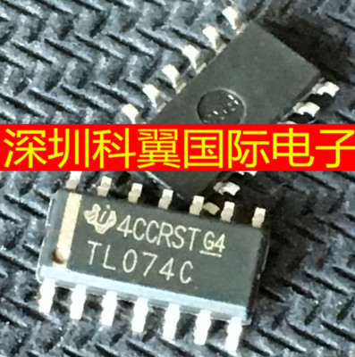 进口全新原装 TL074C  TL074CDR运算放大器 贴片SOP-14