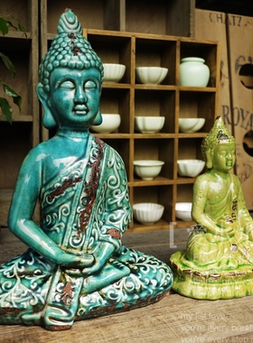 双色佛像东南亚风泰国结婚礼物