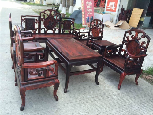 Красная куртка из розового дерева Dollar Dofa Eight -Piece Mahogany Dofa диван розовый лес диван