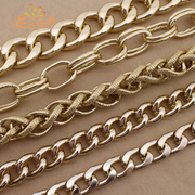 Yan LAN aluminium DIY accessories light gold metal chain link accessory chain waist chain bag chain