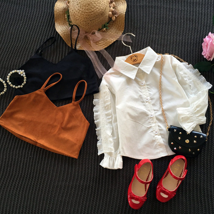 Chemise fille à manche longue - Ref 2086919 Image 1