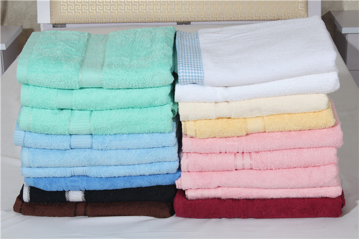 外贸原单带标埃及长绒棉成人儿童浴巾尺寸随机按克重成本价 包邮