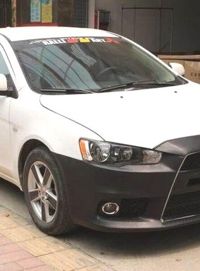 适用三菱翼神EVO10代外观套件前杠后杠侧裙爆改汽车改装件 大包围