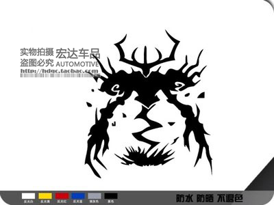 刀塔影魔英雄贴纸Dota2SF魔兽