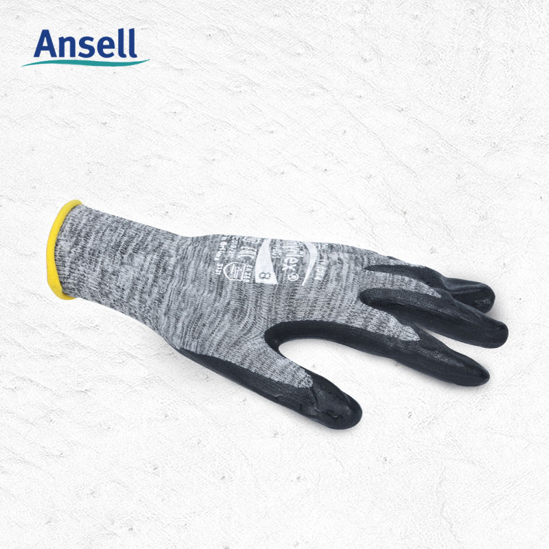 安思尔Ansell 11-801 机械防护丁腈尼龙防护手套劳保防滑耐磨