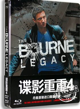 正版蓝光高清电影DVD碟 谍影重重4 蓝光高清BD50 SteelBook铁盒版