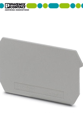 菲尼克斯两进两出端子挡片D-UDK4 端板2775113 适用UDK3 UDK4