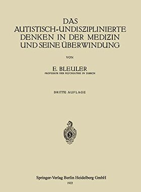 【预订】Das Autistisch-Undis Iplinierte Denk...