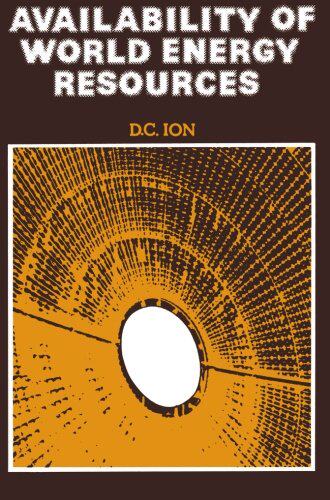 【预订】Availability of World Energy Resources