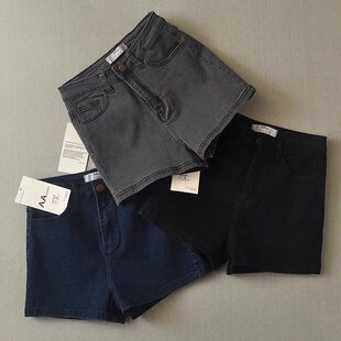 女超短裤 提臀弹力热裤 夏新 显瘦包臀紧身牛仔短裤 会buy欧美范修身