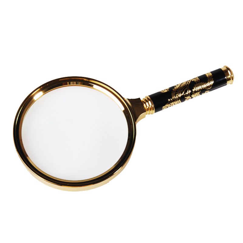 ÊÖ³Ö90mm½ðÊôÁúÎÆ±ú¹âѧ5±¶ÔĶÁ·Å´ó¾µSCLW905X