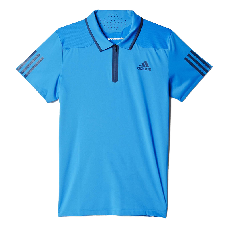 Polo sport homme ADIDAS AJ1523 - Ref 556148 Image 1