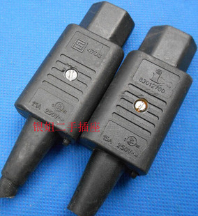 原装进口拆机剪线瑞士舒特Schurter发烧级电源尾插 音响专用头